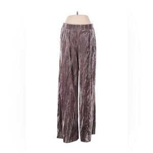 a new day Women's Wide Leg Velvet Pants - Lavender